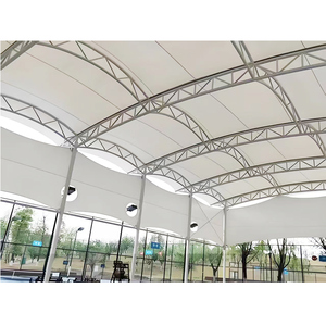 โรงงานผลิตหลังคาผ้าใบกันฝน PVDF สำหรับสนามเทนนิส แพเดิล วอลเลย์บอล ราคาโรงงาน รับผลิตแบบ ODM OEM - Product Image 3
