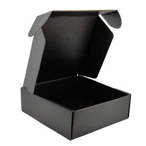 Cajas de Envío Corrugadas con Logotipo Personalizado Impreso en Dorado, Caja de Embalaje de Cartón para Trajes Cosméticos - Product Image 1