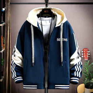 Blazer de baseball printanier pour hommes du lycée, fabriqué en Chine - Product Image 1