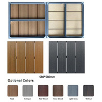 Planches de terrasse en composite bois-plastique modernes pour extérieur - Revêtement de sol étanche à emboîtement pour balcon et jardin, installation DIY