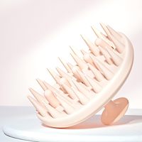 Großhandel Silikon-Kopfhautmassagegerät Shampoo-Bürste Peeling-Gerät zur Schuppenentfernung Haarwuchs-Förderung Nass-Trocken-Anwendung Weiche Borsten Kamm