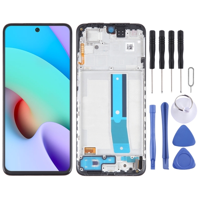 New Arrivals OLED Material LCD Screen for Xiaomi Redmi Note 11 4G Digitizer Full Assembly with Frame
