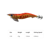 Nouvelles leurres artificielles rigides en ABS de 138 mm et 22 g, 5 couleurs, phosphorescentes aux UV, avec hameçon parapluie et perles à grincement, pour calamar, leurres nageurs, pour zander et poissons d'eau salée