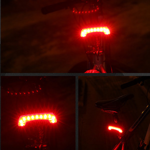 ไฟท้ายจักรยานยี่ห้อ Yueli แบบ LED ชาร์จ USB ได้ มาตรฐานกันน้ำ IPX4 ไฟนิรภัยสำหรับปั่นจักรยาน ไฟท้ายจักรยานเสือภูเขา - Product Image 1