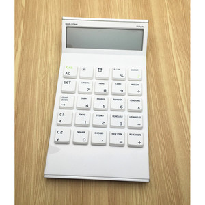 Stylish Ultra Thin Calculator 8 Digits Dual Power <b>Calendar</b> Function White And Black - Product Image 5