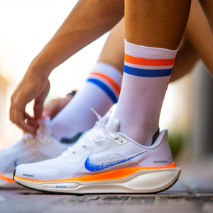 Chaussettes <span class=keywords><strong>de</strong></span> course athlétiques à rayures personnalisées, anti-ampoules, <span class=keywords><strong>de</strong></span> haute qualité, pour la course sur sentier et le cyclisme, avec amorti et rembourrage, chaussettes <span class=keywords><strong>de</strong></span> sport pour la course - Product Image 5