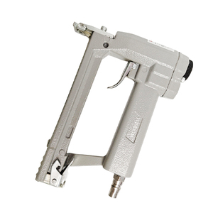 WISDOM Graffettatrice Pneumatica Professionale per Graffette 12-14mm, Pistola <span class=keywords><strong>Sparachiodi</strong></span> ad Aria 77F, Graffettatrice per Pelle, Pelliccia e Mobili - Product Image 1