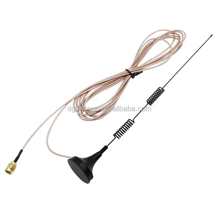 Factory Price 700-2700Mhz Strong Magnetic Whip Antenna 868/GSM/3G/4G/LTE Quad Band Magnetic Base Antenna Indoor Outdoor