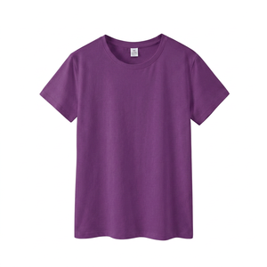 2026 Women's Summer Cotton <b>T</b>-<b>Shirts</b> Short-Sleeved Round-<b>Neck</b> Solid Color <b>Tight</b>-Fitting <b>Shirts</b> - Product Image 5