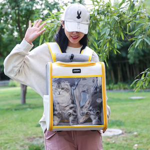 À la mode solide motif fermeture à glissière chien Pet Carrier sac à dos à la mode compagnon de <span class=keywords><strong>voyage</strong></span> pour animaux de compagnie - Product Image 6