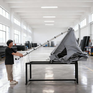 Grande tente de toit <span class=keywords><strong>en</strong></span> aluminium télescopique <span class=keywords><strong>en</strong></span> forme de maison pour voiture 4 personnes - Product Image 3