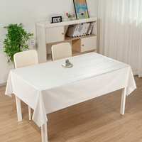 Nappe en PVC texturé de qualité supérieure RNPT, imperméable, gaufrée, résistante aux taches, facile à nettoyer, protection pour meubles de salle à manger