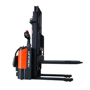 Chariots élévateurs <span class=keywords><strong>électrique</strong></span>s Noblelift 1500 kg, gerbeurs économiques à conduite assise, hauteur <span class=keywords><strong>de</strong></span> levage <span class=keywords><strong>de</strong></span> 1,6 m à 3,6 m, modèle 12 V PSE15-C, phosphate <span class=keywords><strong>de</strong></span> fer et <span class=keywords><strong>de</strong></span> lithium - Product Image 4