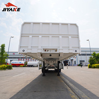 Remorque semi-remorque porte-conteneurs à plateau plat avec ridelles latérales, 40 pieds, 20 pieds, 40 tonnes, 50 tonnes, 3/4 essieux