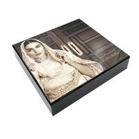 Boîte d'emballage cadeau de luxe en bois, design personnalisé, chocolat, date