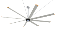 Grand ventilateur de plafond de 14 pieds, ventilation d'air de refroidissement, salle de réunion, ventilateur HVLS 4200mm 4.2m avec composant moteur central