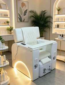 Sillones de Pedicura de Lujo Modernos en Oferta, Spa para Pies OEM con Color Ajustable y Vibración para Salón de Uñas - Product Image 2