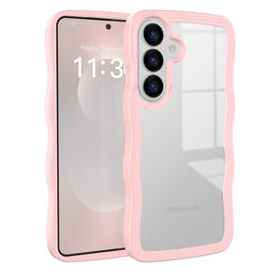 Nouvelle <span class=keywords><strong>coque</strong></span> de téléphone transparente ondulée en TPU PC, tendance, pour Samsung S26 <span class=keywords><strong>Ultra</strong></span> S25 <span class=keywords><strong>Ultra</strong></span> S24 S23 Series - Product Image 5