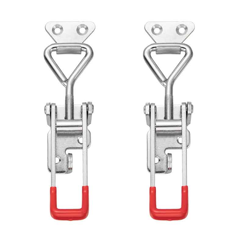 Heavy Duty Adjustable Toggle Latch Clamp With Lock Hole 660lbs Holding Capacity Large Pull Action Latch4pack - View #9