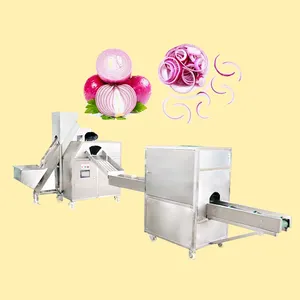 AICNPACK automatic garlic onion skin removed peeling making machine production processing line