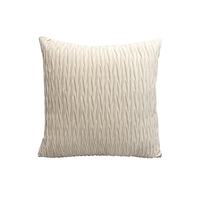 Housse de coussin en velours carré moderne de couleur unie orange Innermor pour canapé, maison, hôpital et voiture