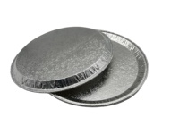 12 "moules à pizza ronds jetables en aluminium plateau de cuisson à pizza durable pour gâteau à biscuits