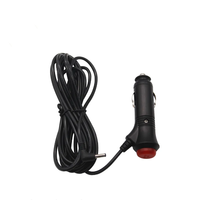 12V 24V véhicule allume-cigare prise incurvée cordon d'alimentation adaptateur DC3.5 * 1.35mm avec interrupteur 3m câble