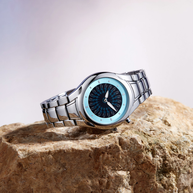 Fenyi Wholesale Hot-selling Stainless Steel Alloy Unique Design Fashion Rolling Black Technology Quartz Watch for Men