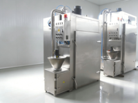 Four à fumage industriel en acier inoxydable, automatique, pour la transformation de la viande, des saucisses, du poisson et du bacon, four à fumage commercial