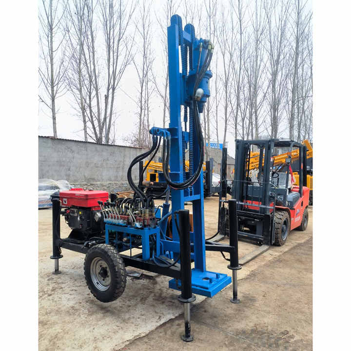 Water Well Rig - Portable Drilling Machine with Diesel Engine