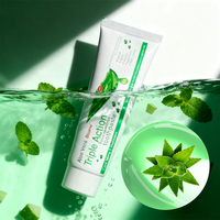 Dentifrice Mousse Menthe Aloès Véra Personnalisable en Gros du Fabricant pour Haleine Fraîche et Blanchiment des Dents Sensibles