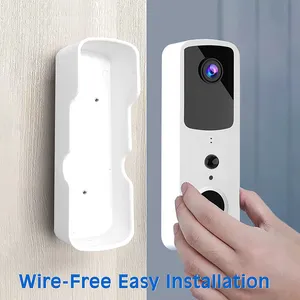 Tuya Bel Pintu Video Pintar WiFi Bel Pintu Luar Ruangan Tahan Air Baterai IP65 Interkom Kehidupan Pintar Kamera Bel Pintu Nirkabel