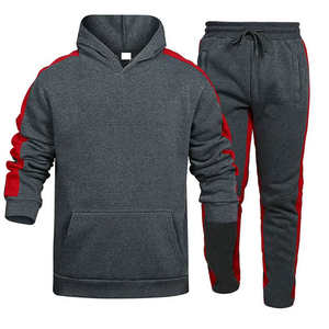 Conjunto Deportivo de Invierno Personalizado de Alta Calidad para Hombre, Ropa Casual de 2 Piezas, Sudadera Completa, Poliéster/Algodón Transpirable de Secado Rápido - Product Image 1