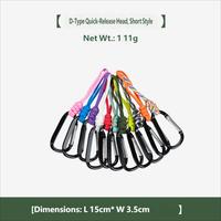 Mousqueton à ressort pour sac, porte-clés, clip mousqueton, attache rapide, fermoir, crochet en plastique, boucle de sangle, crochet triangulaire, ceinture