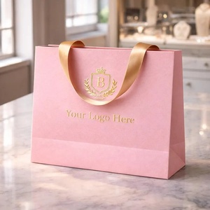 Bolsas de Compra de Papel de Lujo con Logotipo Personalizado, Material Reciclado, para Productos de Lujo <span class=keywords><strong>o</strong></span> Sets de Regalo - Product Image 2