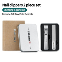 Ensemble d'outils de manucure en acier à poudre de haute qualité avec coupe-ongle d'ouverture de mâchoire Ultra large