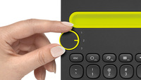 Clavier multi-appareils K480 pour ordinateurs, tablettes et smartphones, clavier sans fil Logi K480, K480 sans fil