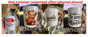 Taza de Cerámica Blanca de 11 oz que Cambia de Color, Sublimación, Impresión de Logotipo Personalizado, Taza de <span class=keywords><strong>Café</strong></span> Personalizable - Product Image 6