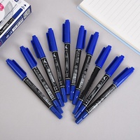 Marqueurs professionnels à double pointe, séchage rapide, encre à base d'eau, double pointe, encre non toxique, bon prix, stylo marqueur