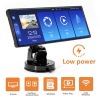 Sistem Kamera Cadangan Nirkabel Tenaga Surya Magnetik dengan Layar Portabel 9,3 Inci, Carplay Nirkabel Tenaga Surya untuk Karavan