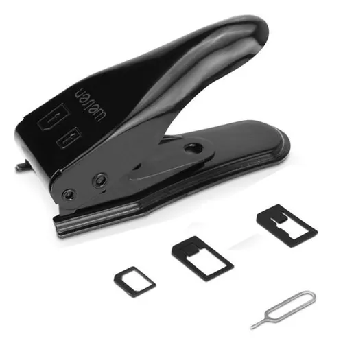 Çift Nano Sim kesici SIM kart adaptörü tepsi tutucu çıkar Pin anahtar aracı