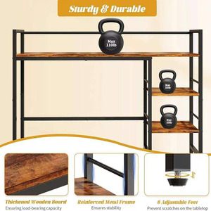 Metal Desktop Organizer 3 Tier For Home Office Modern Minimalist Style - Product Image 4
