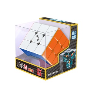 Qiyi Warriors M3 Cube 3x3 Puzzle de vitesse magnétique UV Diamond Face Jouet éducatif pour enfants de 8 à 13 ans - Product Image 1