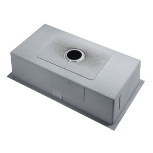 Lavelli da <span class=keywords><strong>Cucina</strong></span> Moderni a Doppia Vasca in Acciaio Inox 304 Nero a Nido d'Ape, Vendita all'Ingrosso, Produttore, Fregadero De Cocina per Appartamenti - Product Image 2