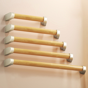 Rampe de sécurité murale en bois massif pour salle de bain et toilettes, pour personnes âgées, support de couloir MRD-FS15, capacité de charge 300 Jin - Product Image 3