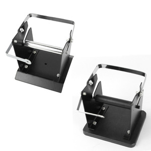 Supporto per filo di stagno interamente in metallo con base in acciaio inossidabile per stazione di saldatura, design stabile e fisso - Product Image 1