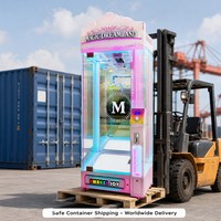 LECHUANG Borne d'arcade à monnayeur avec distributeur de capsules et joystick, pour centre commercial et centre de loisirs
