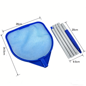 Épuisette de <span class=keywords><strong>piscine</strong></span> avec perche télescopique en aluminium réglable en 5 sections - Product Image 2