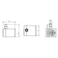 Système de refroidissement d'air Submersible de haute qualité, sans balais, pour bac à eau, Mini-moto, 5V Dc, ml