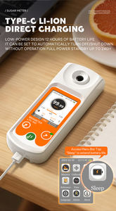 Brix professionale rifrattometro digitale 0-95% Brix Meter strumento di misura di dolcezza misuratore di concentrazione di zucchero per frutta - Product Image 5